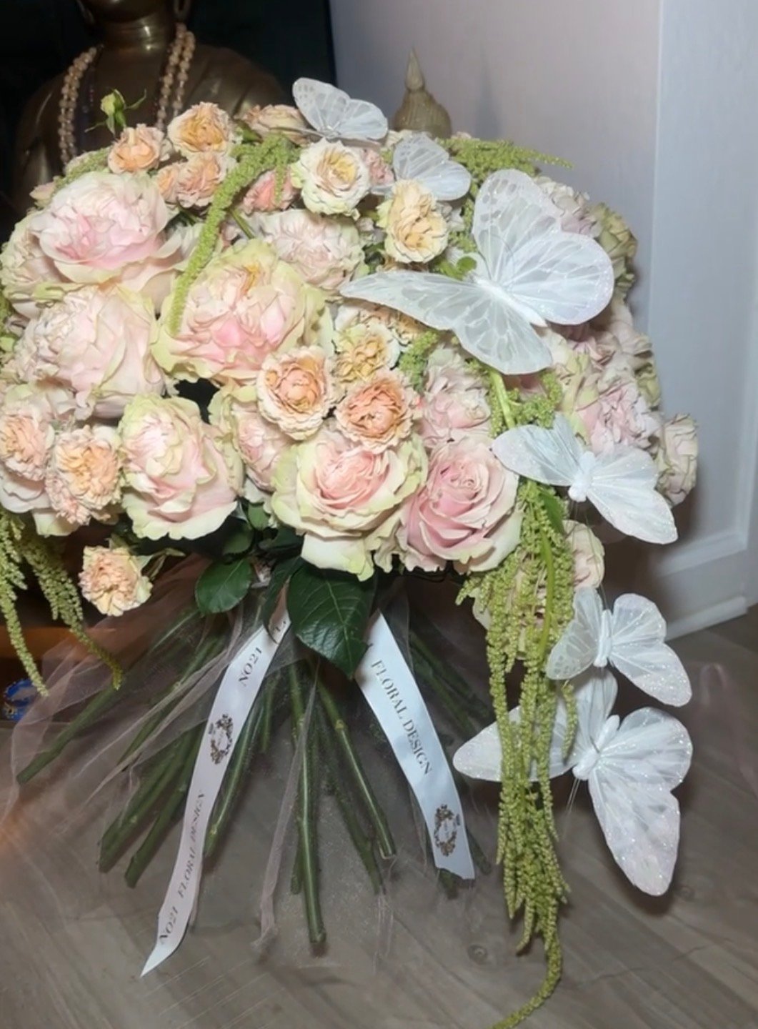 Butterfly Blush Bouquet - Image 3