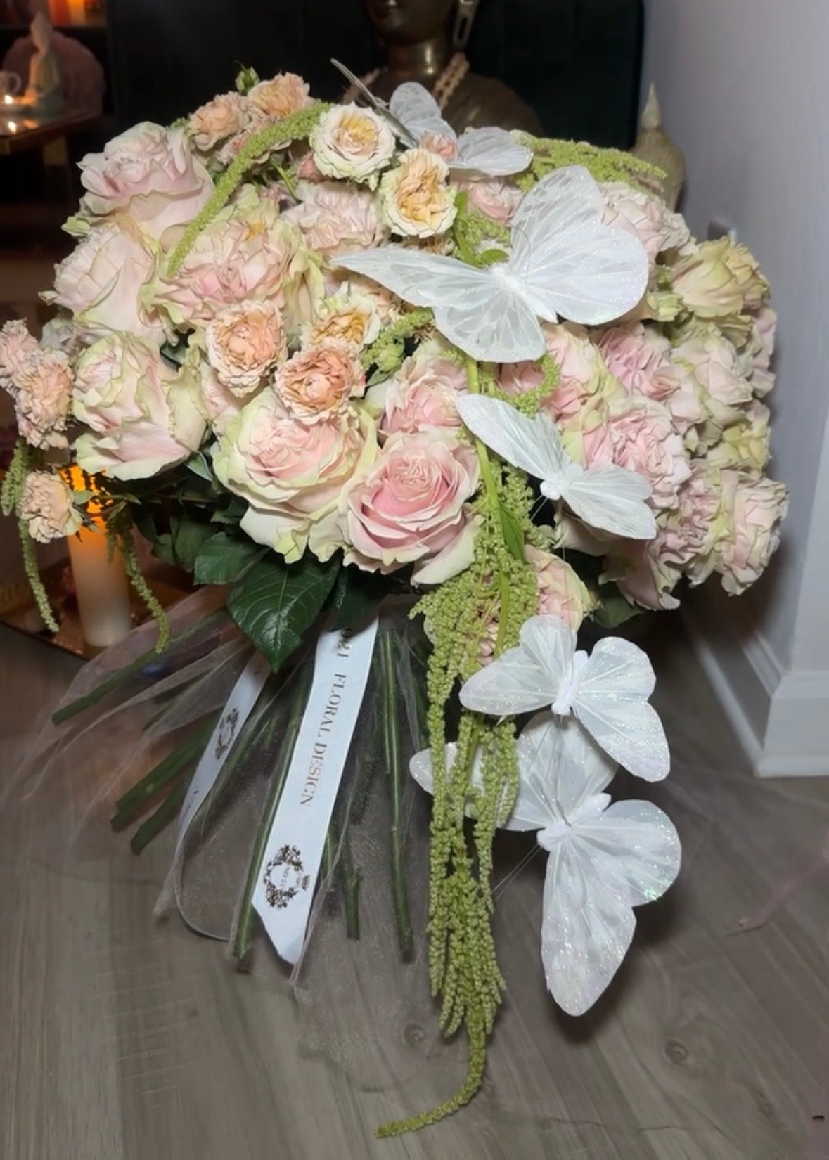 Butterfly Blush Bouquet - Image 4