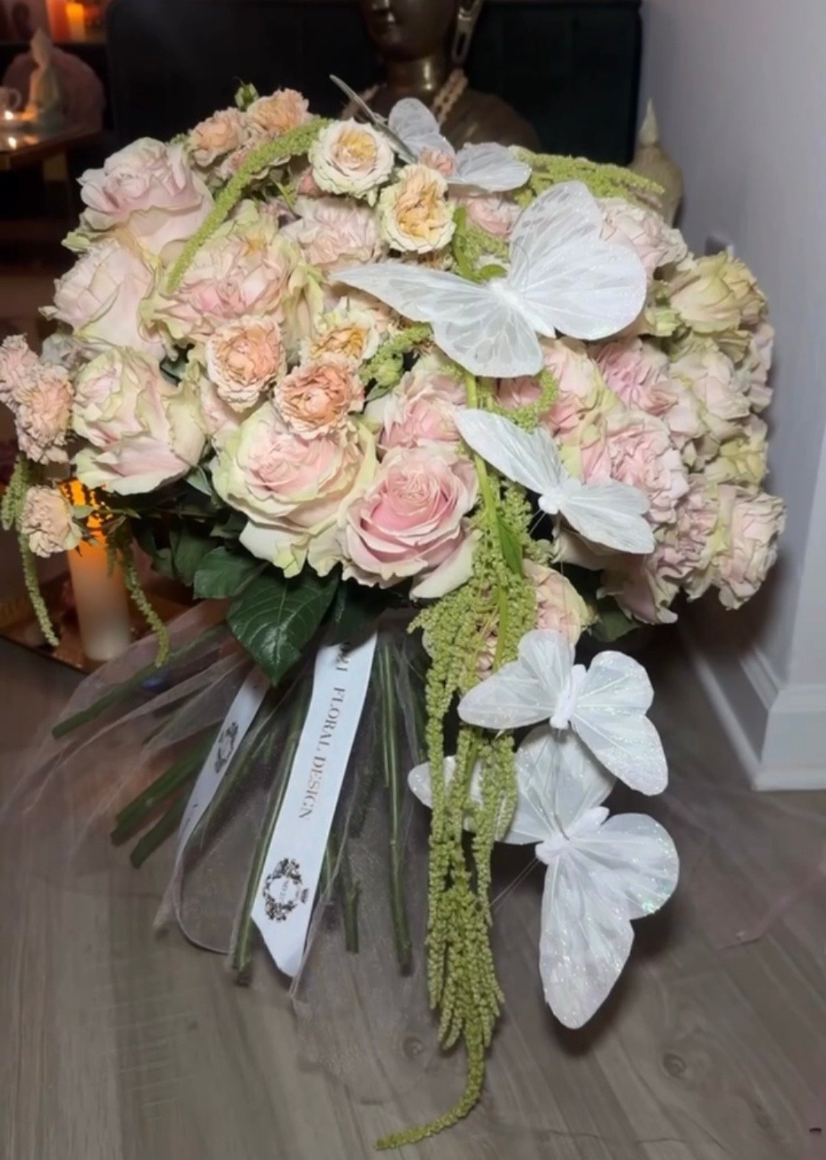 Butterfly Blush Bouquet - Image 2